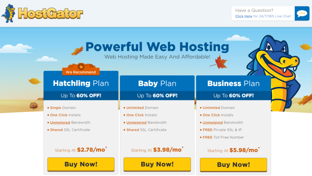 top web hosting sites